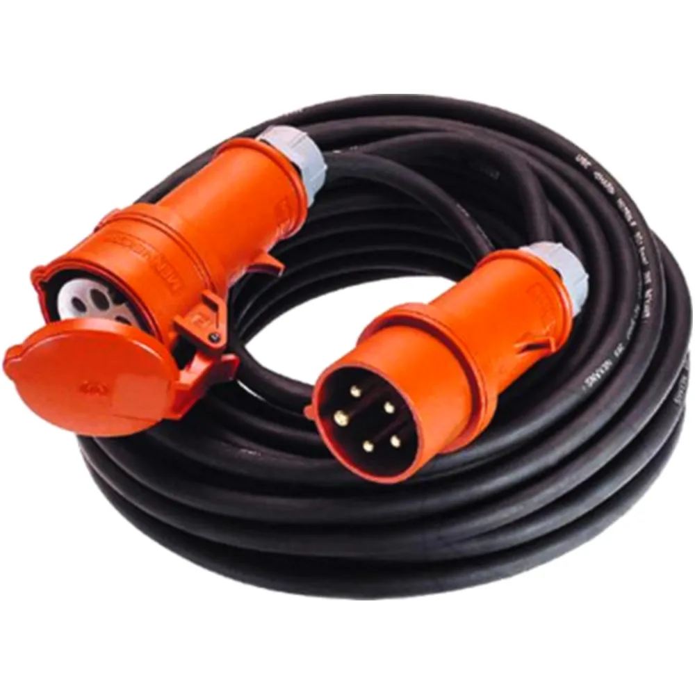 CEE Extension Cable 400V 16A 10M for Construction Sites_0