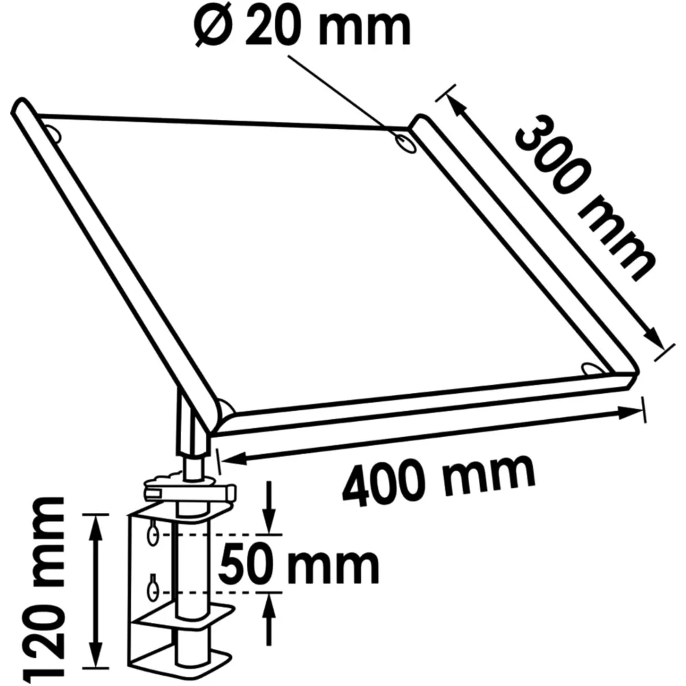 SWIVELING AND ROTATABLE LAPTOP HOLDER_0
