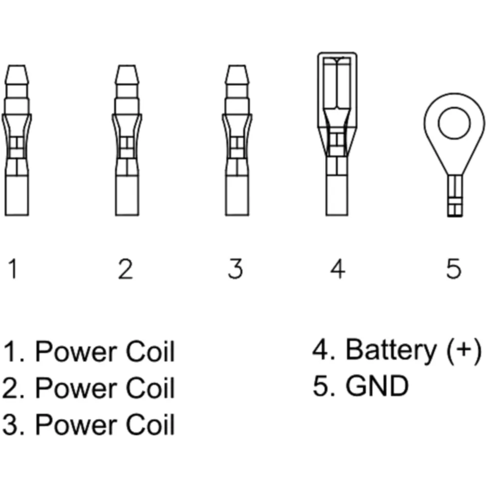 REGULATOR/RECTIFIER Cable 25CM for Motorcycles_0
