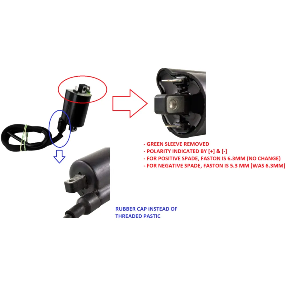 Zündspule passend für: Honda Cota, CB, XL, Kawasaki GPZ, VN, KL