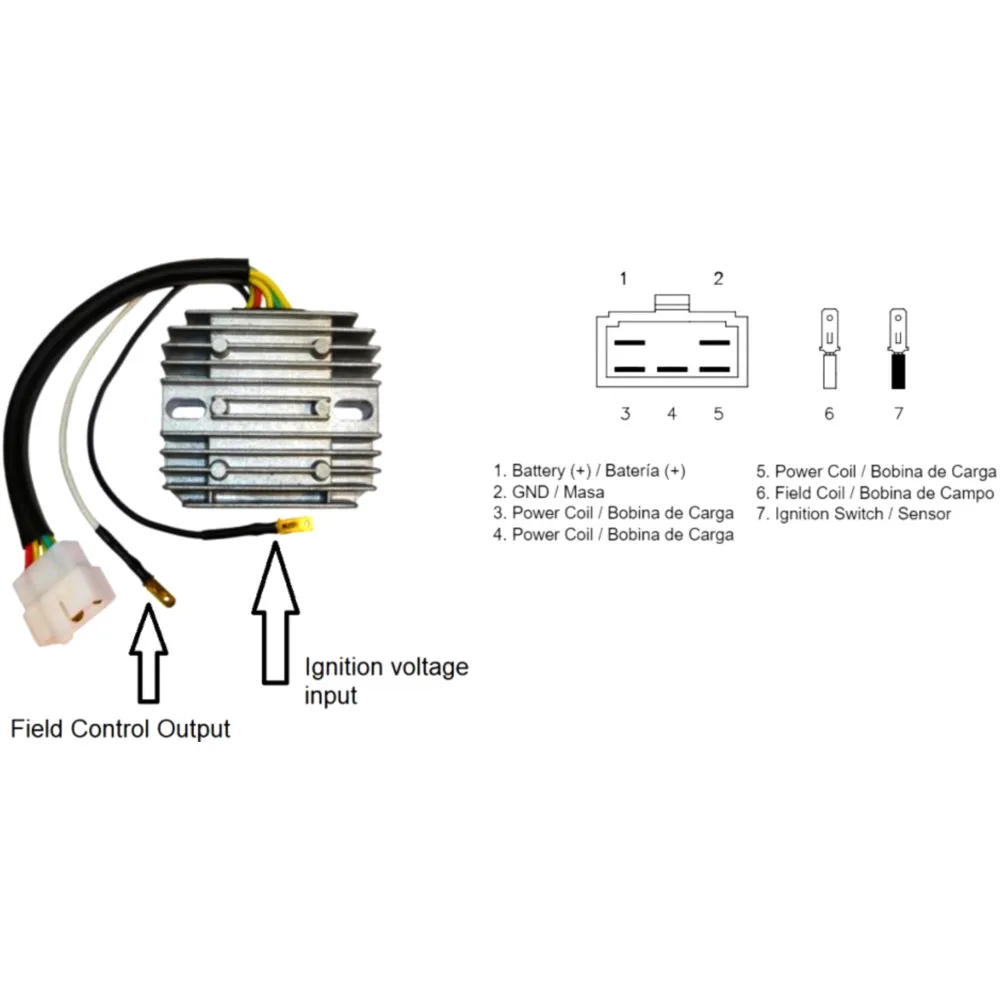 Regulator/rectifier for: Honda CB, Kawasaki Z_0