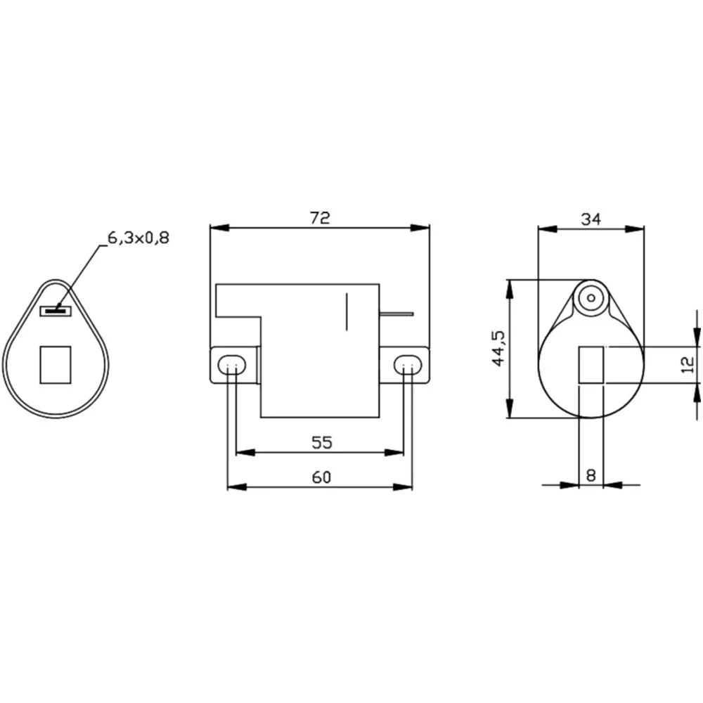 Ignition coil for: KTM SX, Husqvarna TC_0