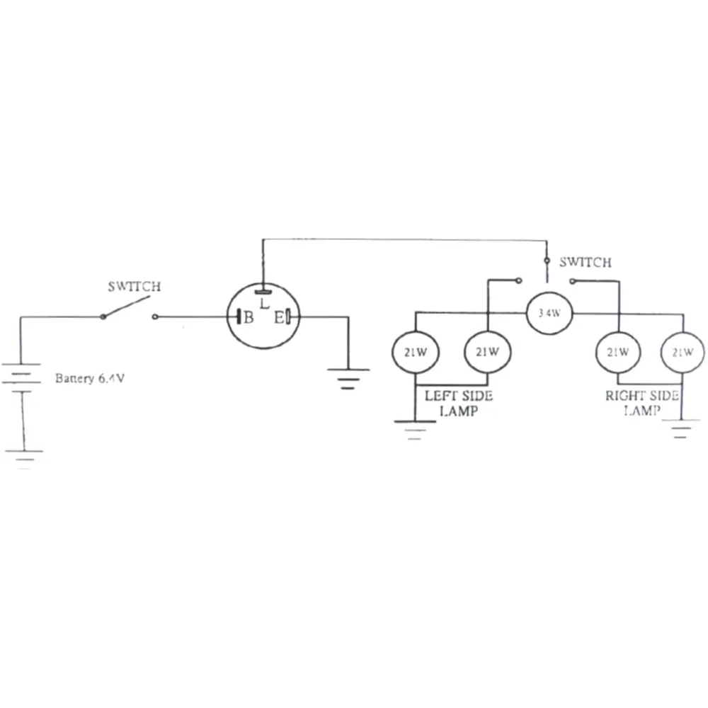 Blinkrelais elektrisch JMP 12V 3 polig passend für: Yamaha DT,