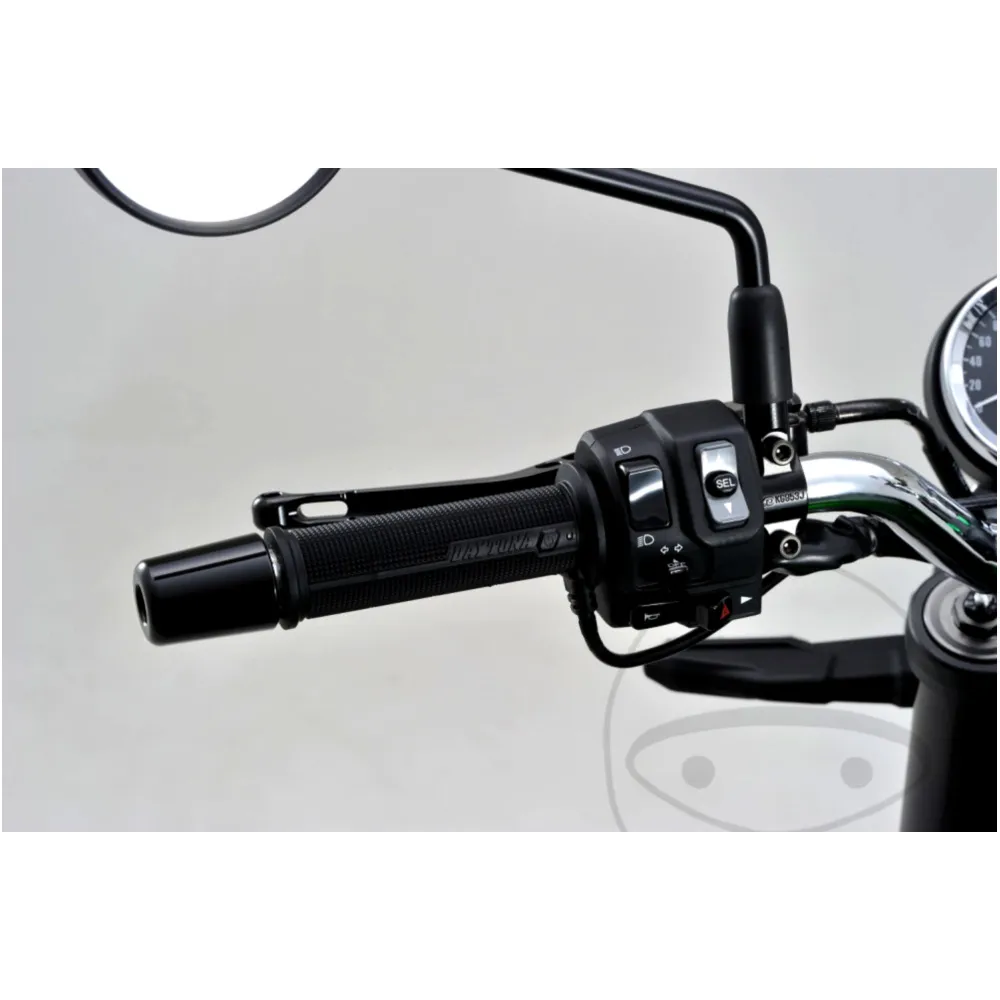 DAYTONA 4 STUFIGE HEIZGRIFFE MIT INTEGRIERTEM SCHALTER 22 MM_0