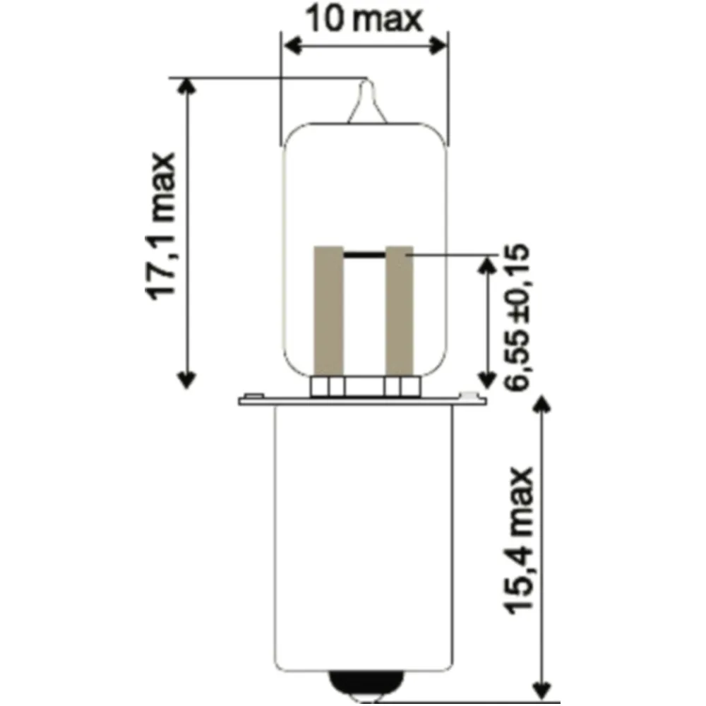 Bulb 6V 2.4W PX13.5S for Motorcycles_0