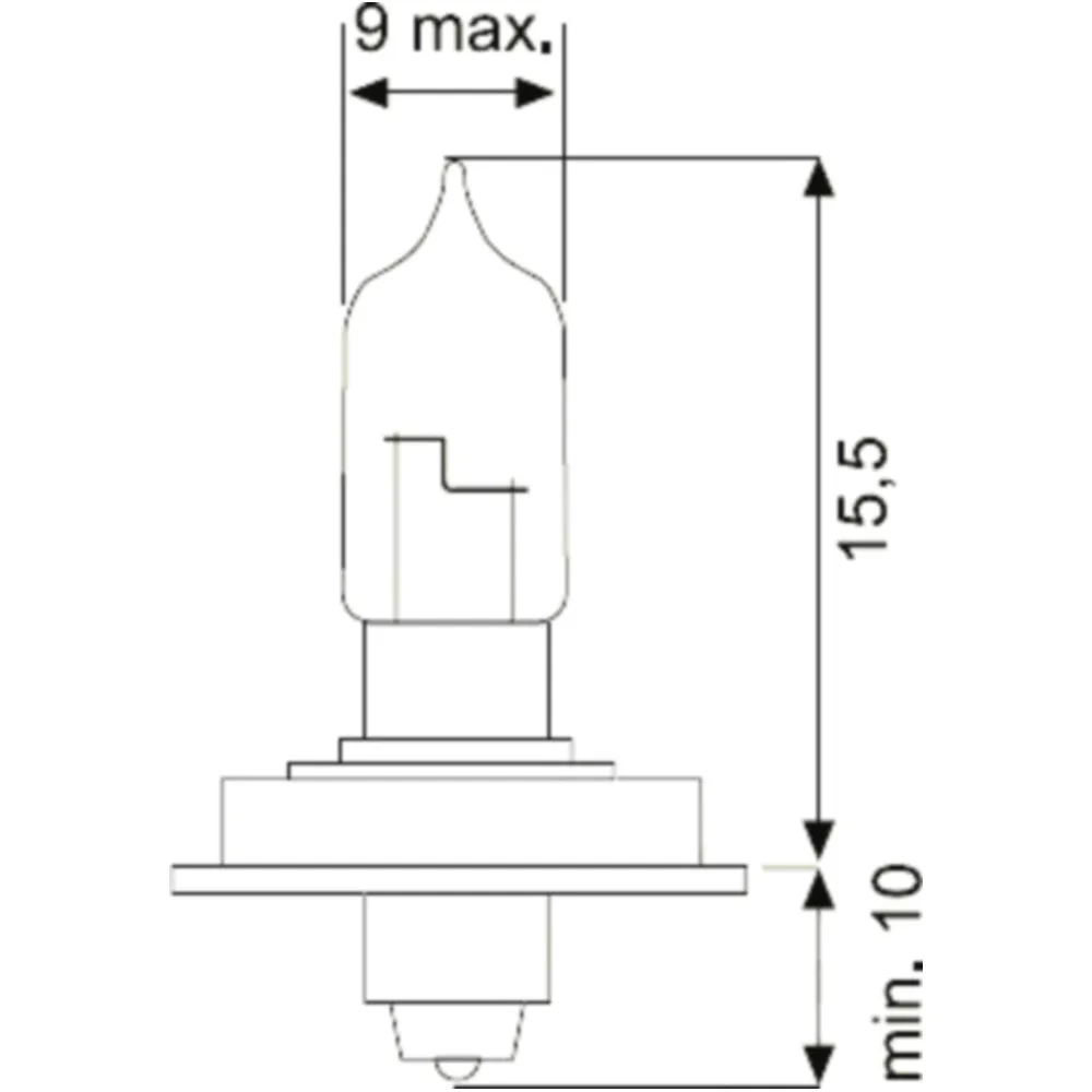 Bulb 12V15W P26S JMP halogen cont 1 pcs for: Honda NB_0