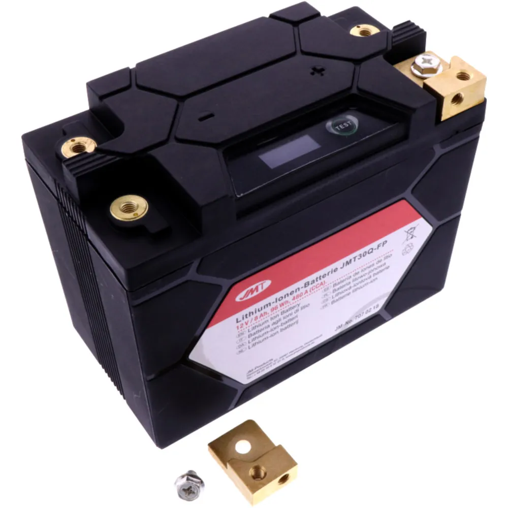 Batterie Motorrad JMT30Q - FP JMT Lithium - Ionen mit Anzeige p