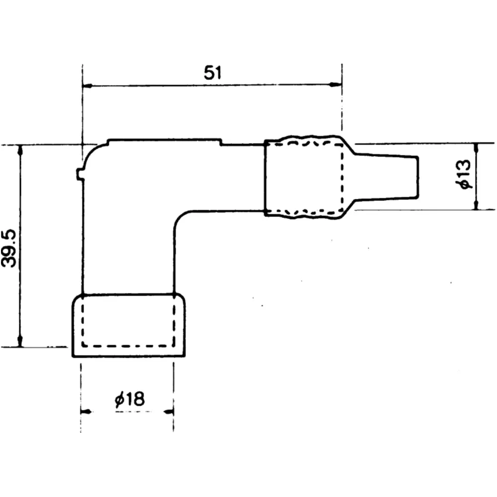 Zündkerzenstecker NGK LD05E für Motorräder_0