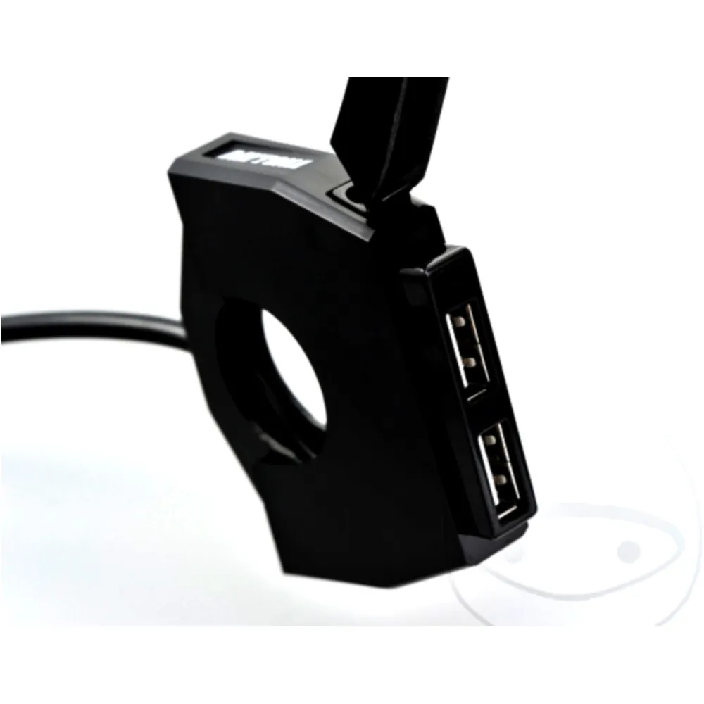 Bordsteckdose mit 2x USB-A für 22mm Lenker_0