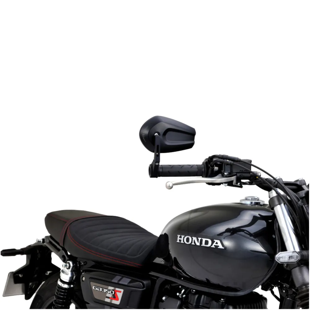 Black Bar End Mirror for Motorcycles_0