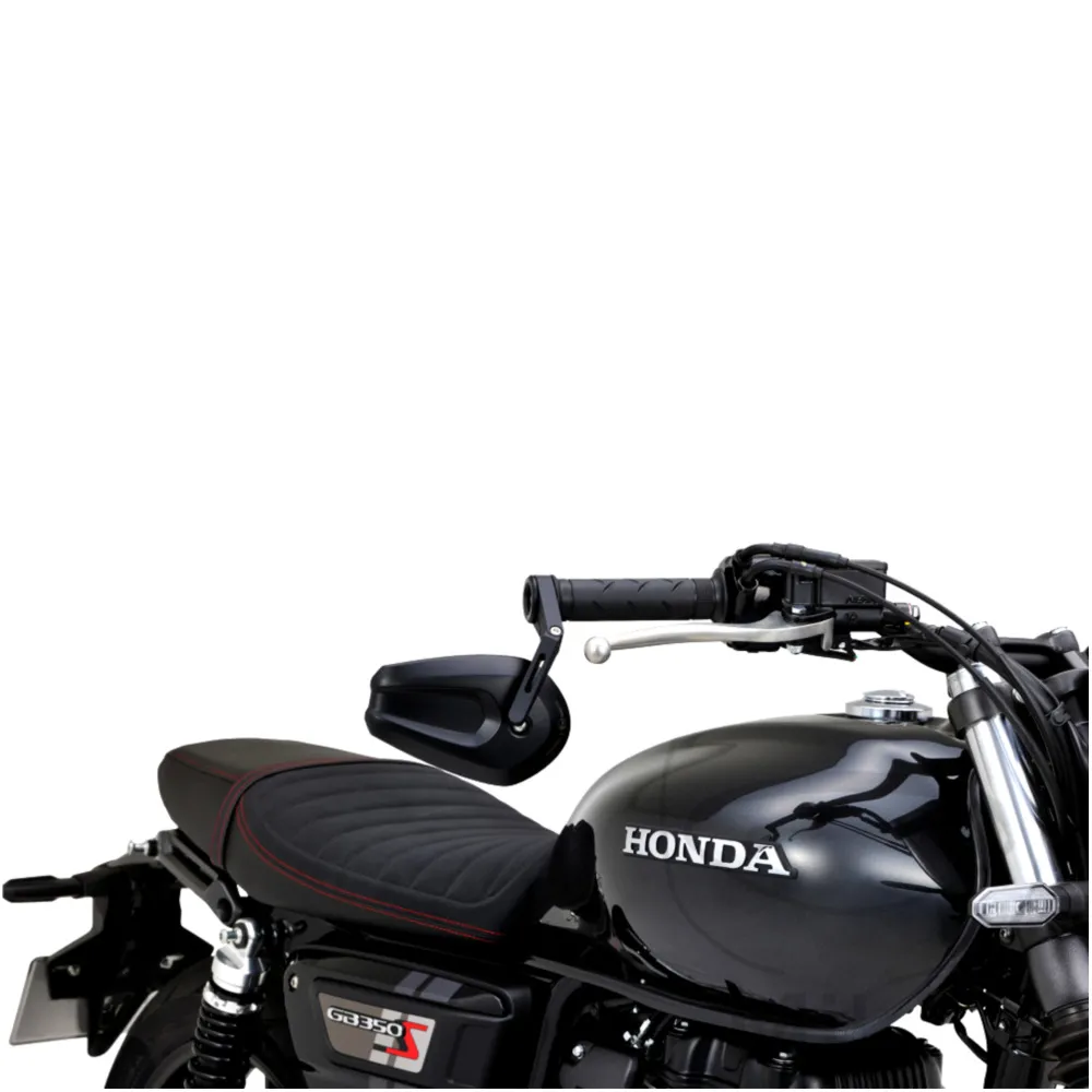 Black Bar End Mirror for Motorcycles_1