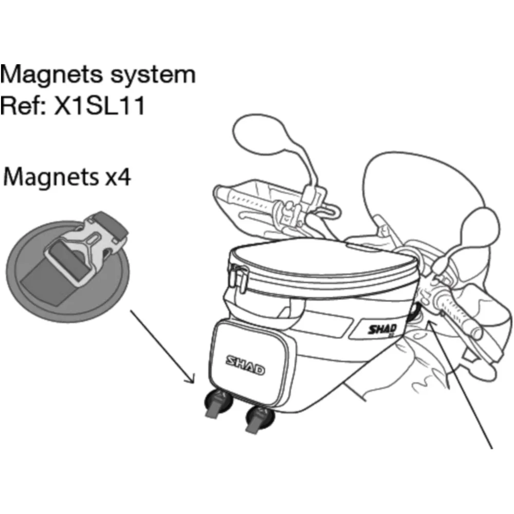 Magnethalterung Set für SL23B_0