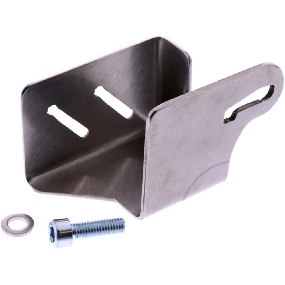Mudguard for brake fluid resevoir FEHLING rear stainless steel