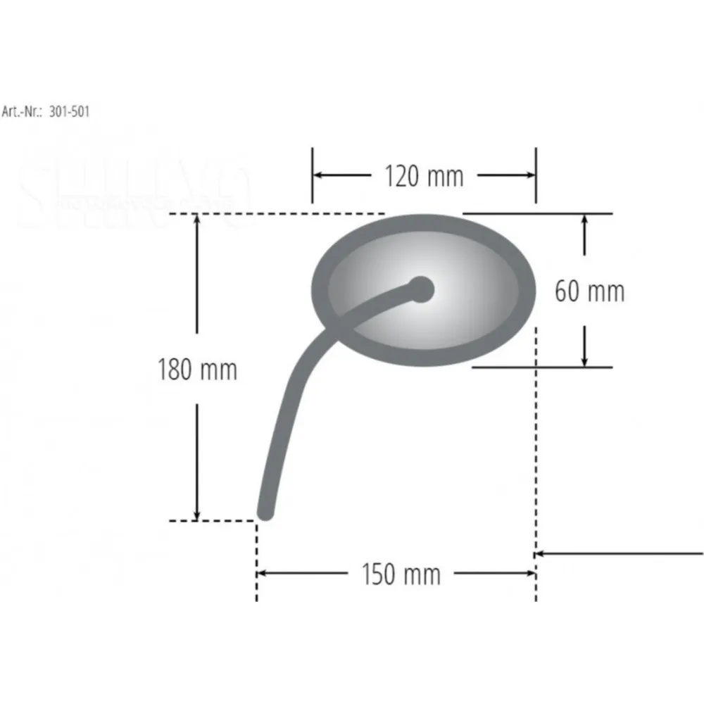 Spiegel schwarz Shin Yo 301501_2
