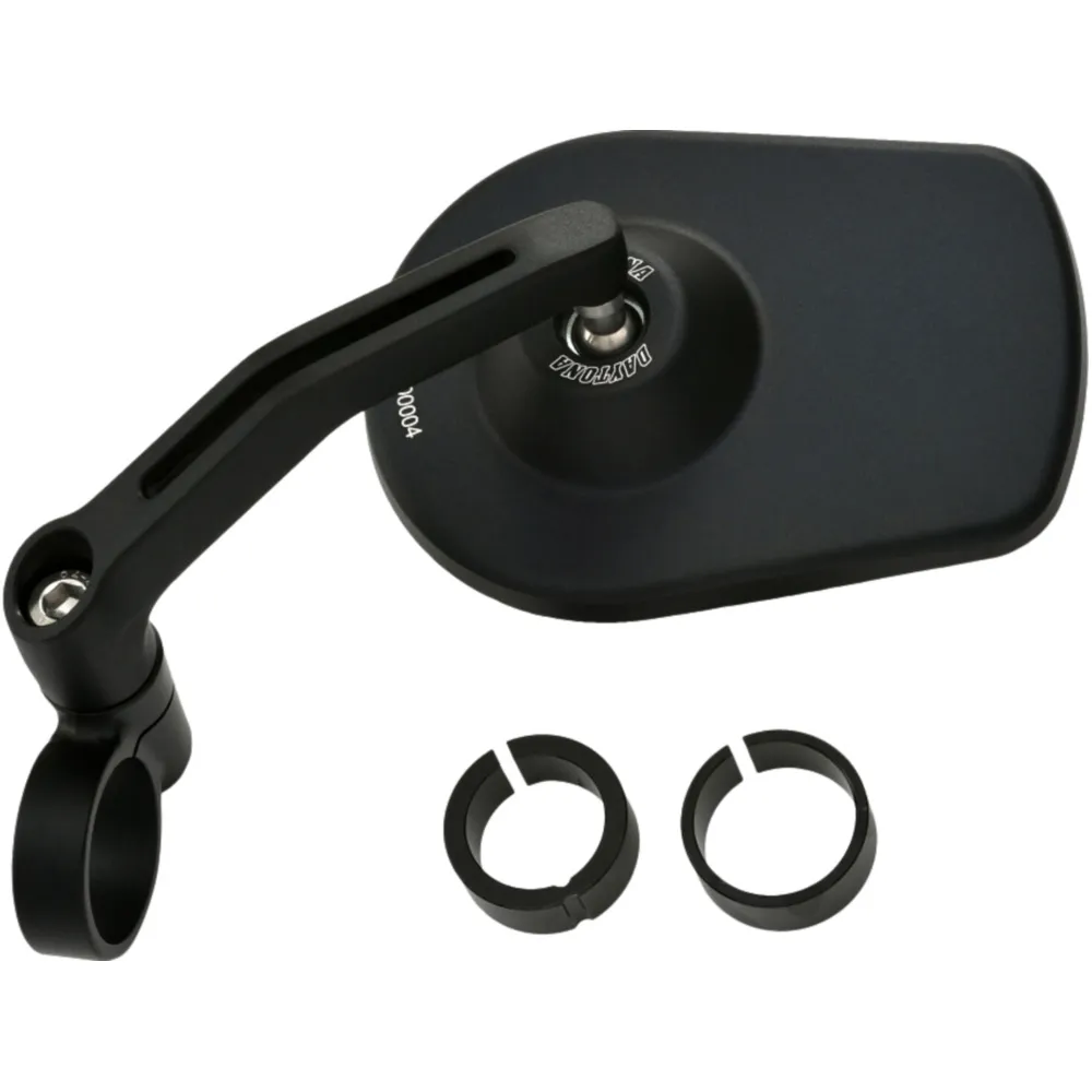 Mirror Bar End Daytona Aluminium Black for Motorcycles_0