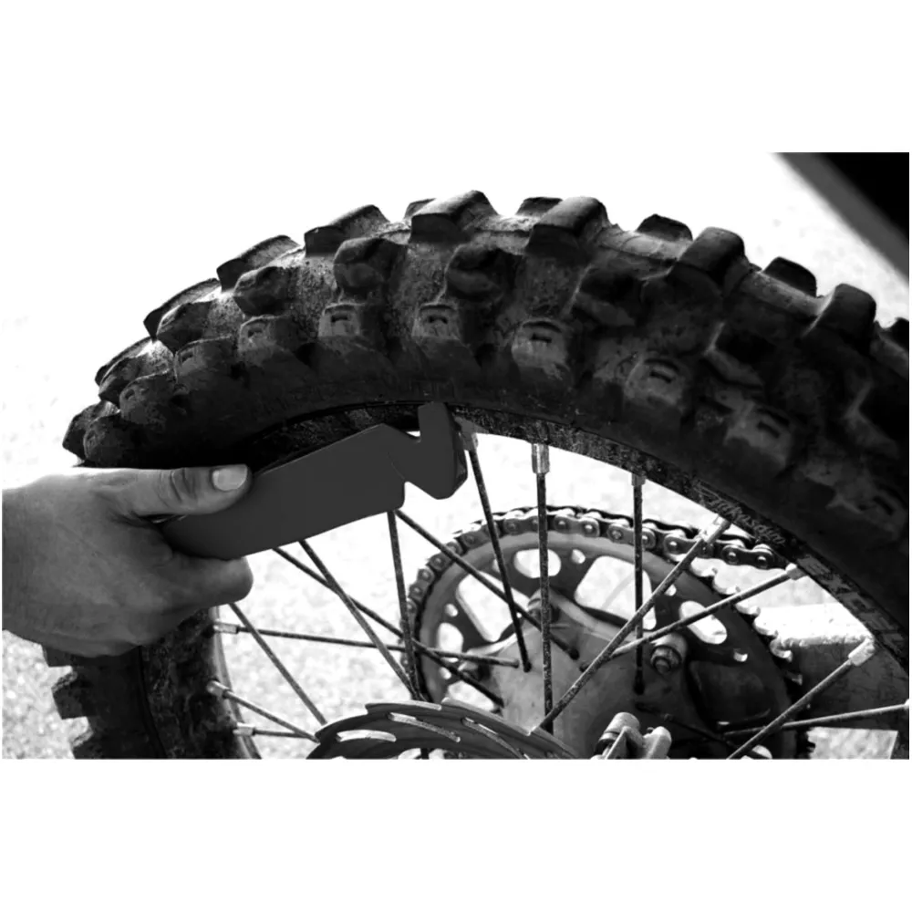 Schlammspachtel schwarz passend für: Honda CRF, CR, XR, Kawasak