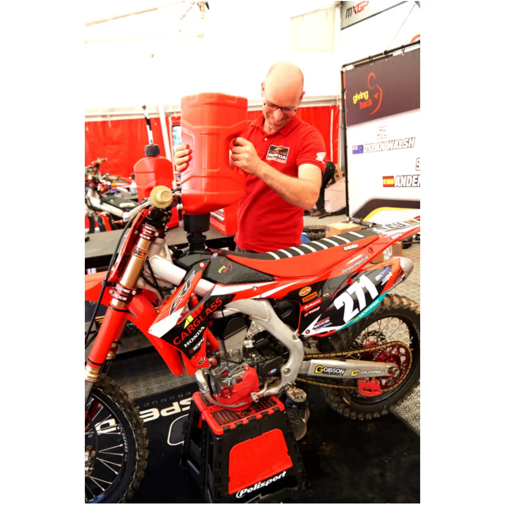 Schnelltankkanister 10 Liter rot passend für: Honda CRF, CR, XR