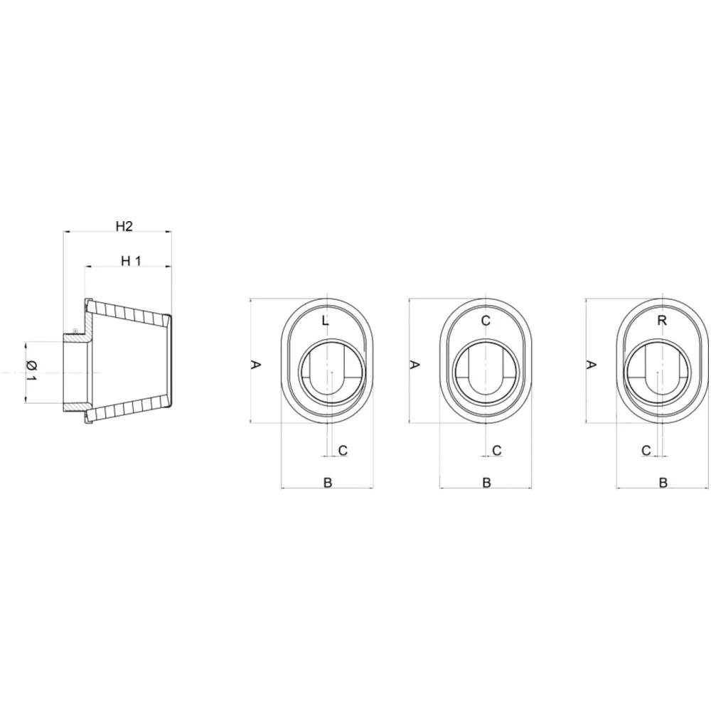 Rennluftfilter einzeln Universal BMC passend für: Honda CB_0