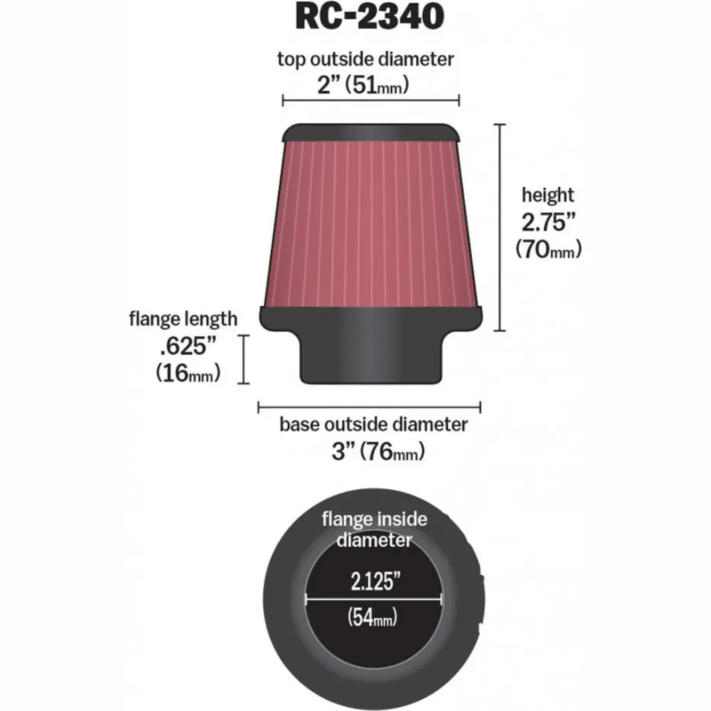 Filter RENNEINZEL Universal K&N RC2340_1