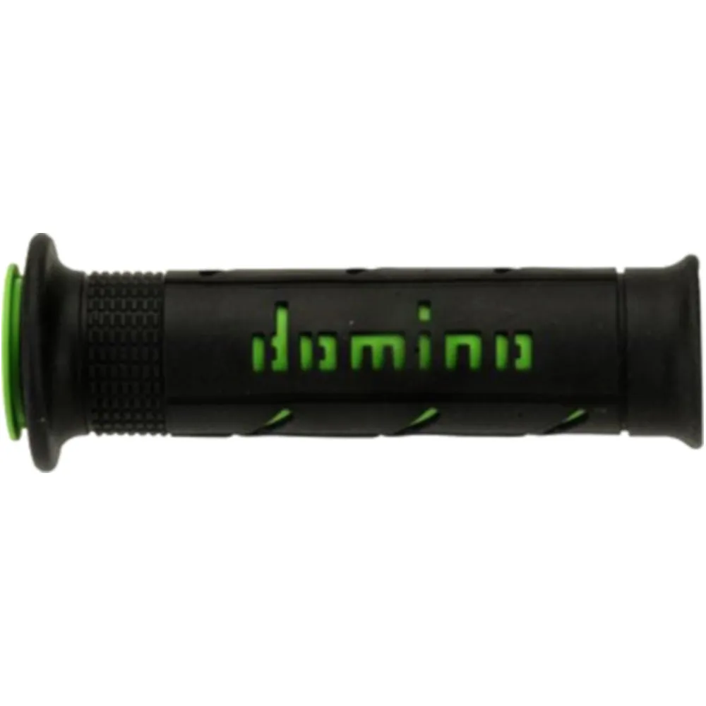 Domino Off Road Grips Black/Green D.22MM L.126MM Open_0