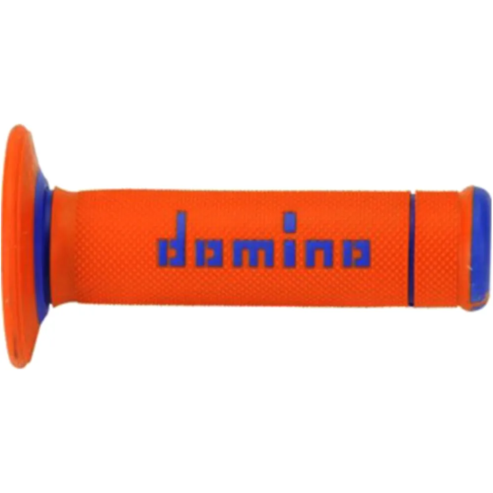Griffgummi für Offroad-Motorräder orange/blau D.22/26mm_0