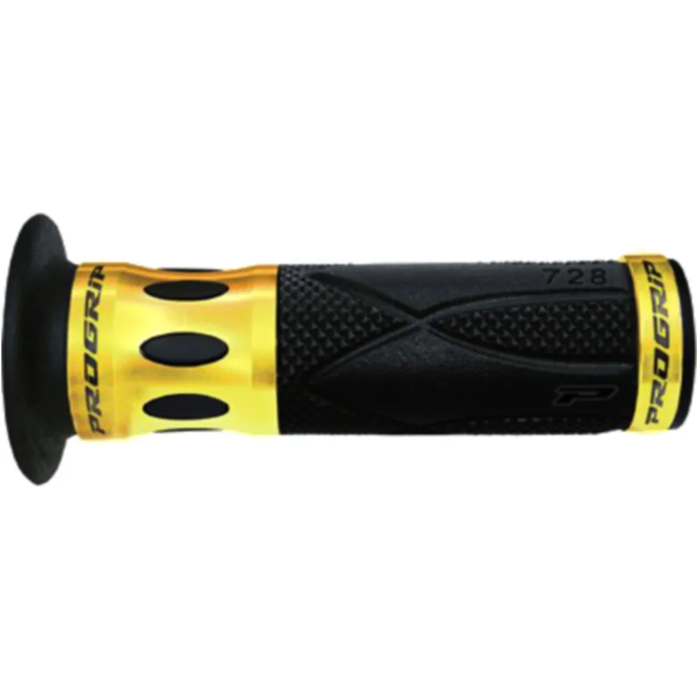 ProGrip Griffgummi 728 schwarz/gold für Scooter 22/25 mm_0