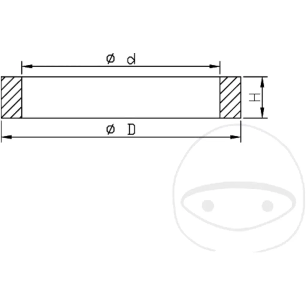 Fork seal kit KAYABA 43X55X9. 5 for: Triumph Trophy, Daytona, T