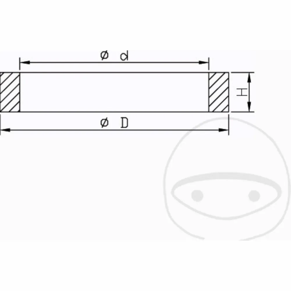 Fork oil seal - original kayaba_1