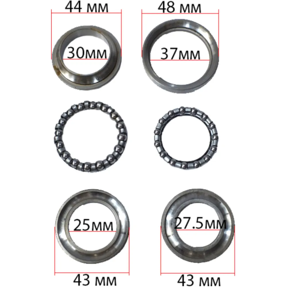 Steering head bearing kit JMP for: Yamaha DT, YQ, RD, VP, MBK X