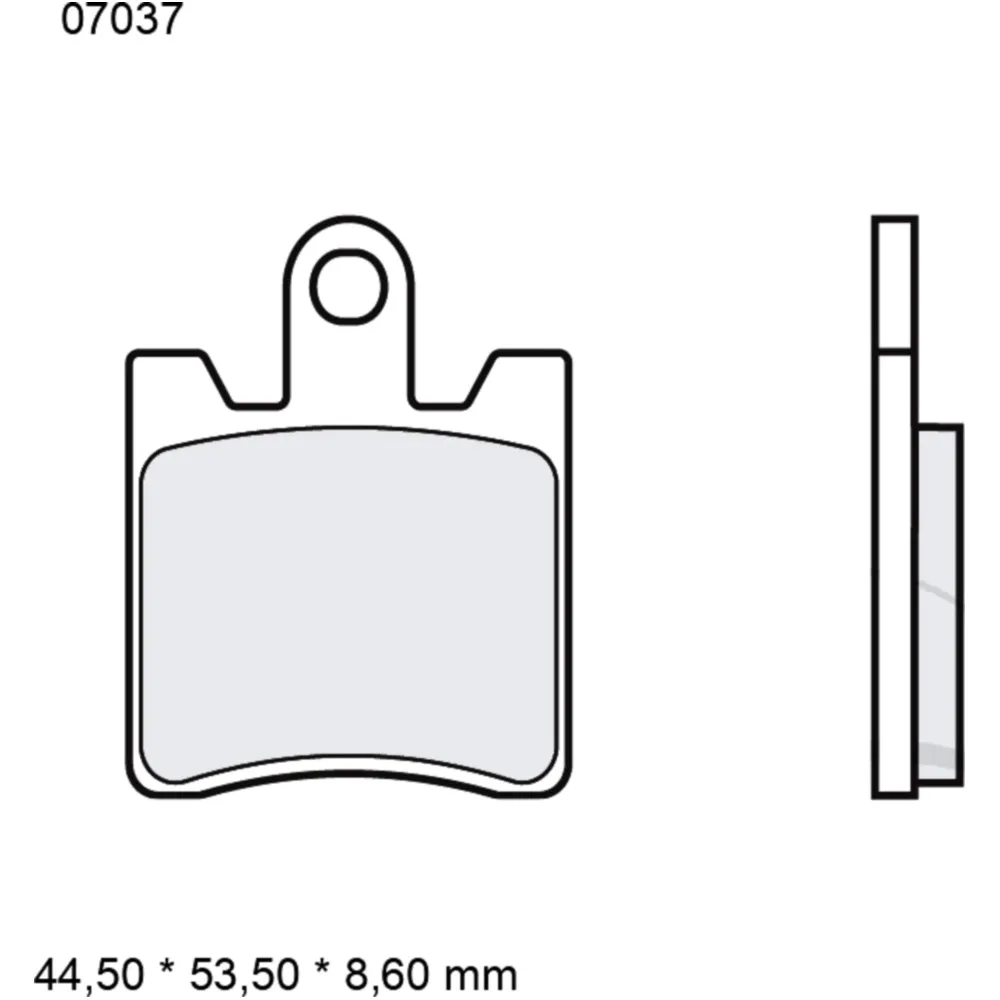 Brake pads carbon ceramic scooter cc BREMBO alternative: 737015