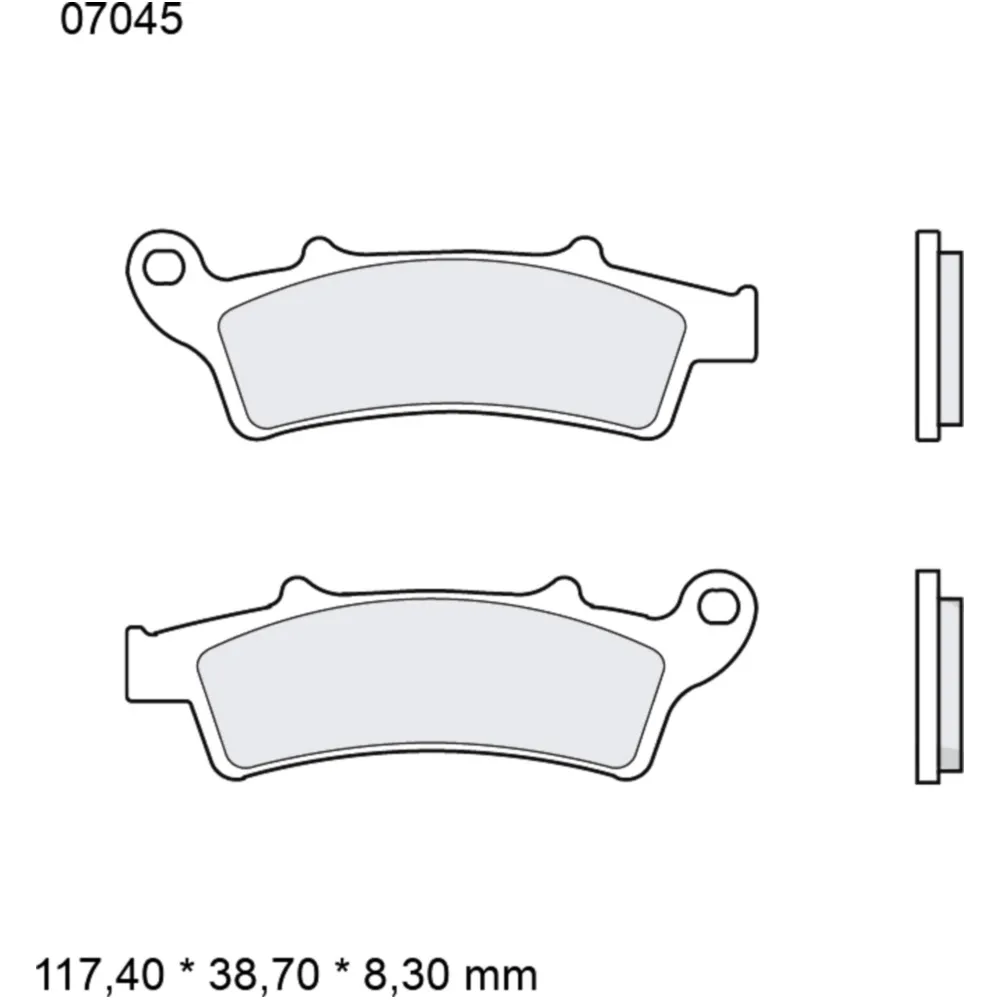 Bremsklotz CC Scooter Brembo Alternative: 7320807 passend für: