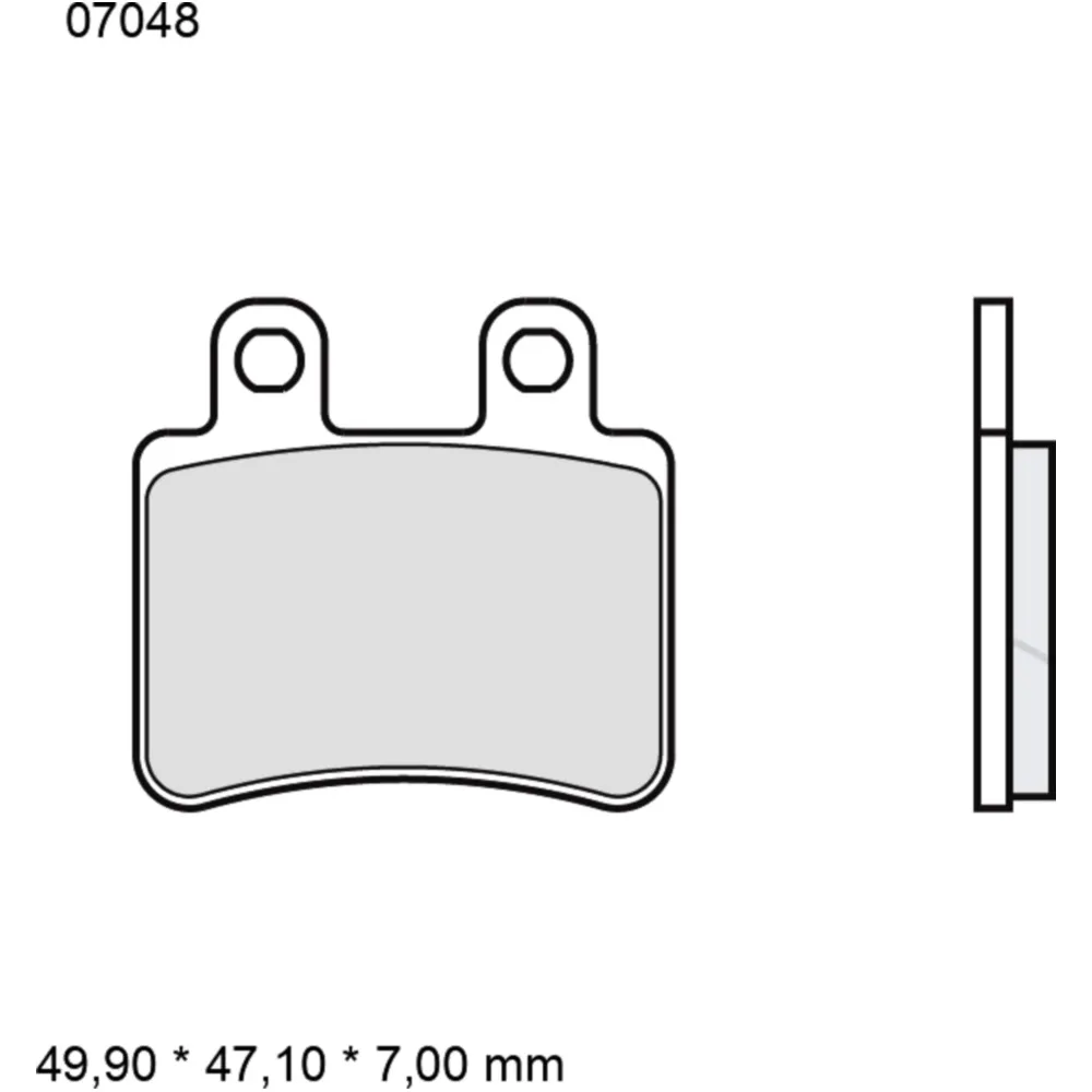Brake pads carbon ceramic scooter cc BREMBO alternative: 732434