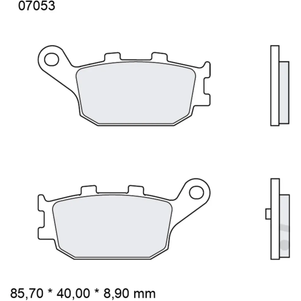 Bremsklotz CC Scooter Brembo Alternative: 7320082 passend für: