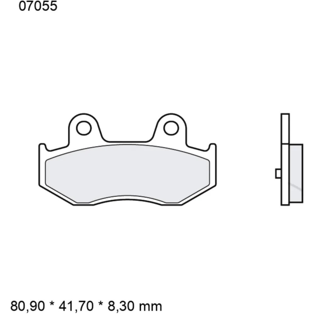 Bremsklotz CC Scooter Brembo Alternative: 7320880 passend für: