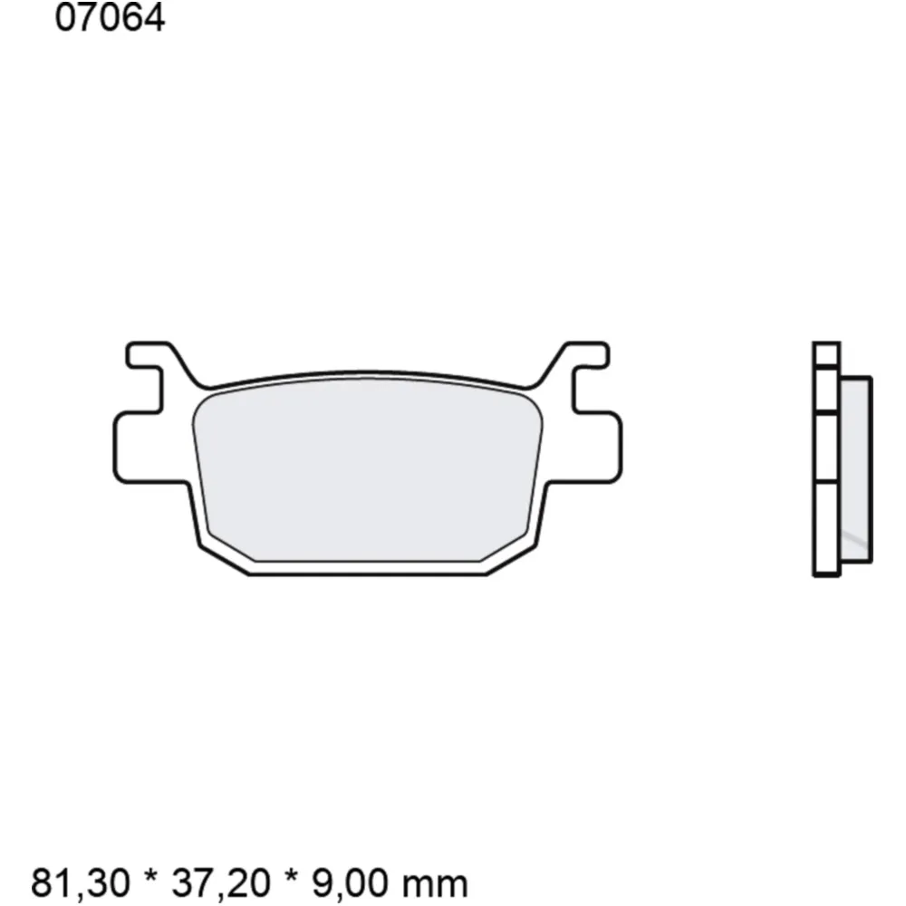 Bremsklotz CC Scooter Brembo Alternative: 7321094 passend für: