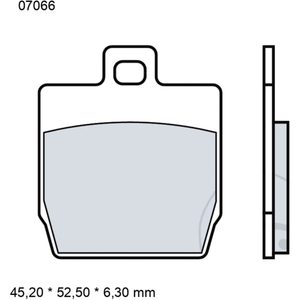 Brake pads carbon ceramic scooter cc BREMBO alternative: 732192