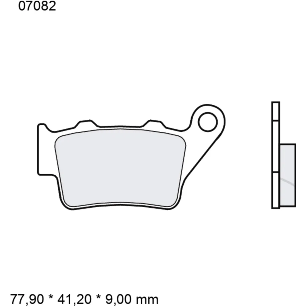 Bremsklotz CC Scooter Brembo Alternative: 7370067 passend für: