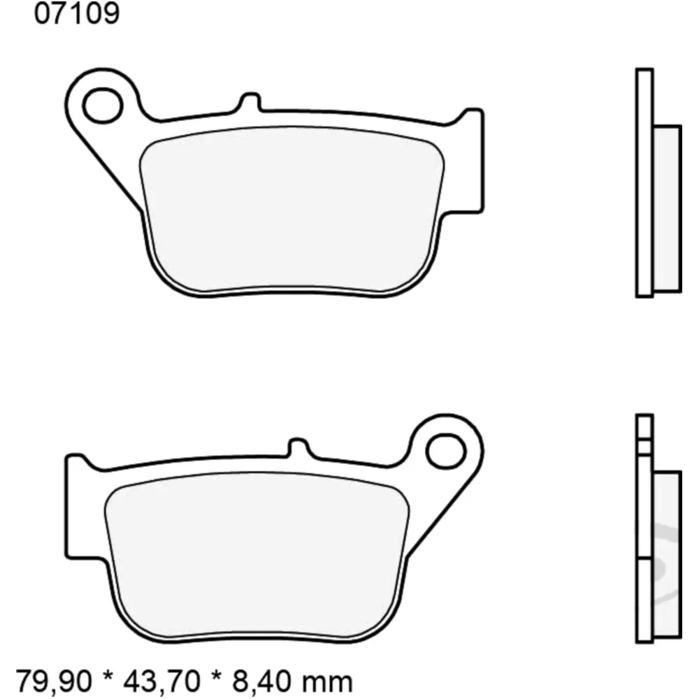 Bremsklotz CC Scooter Brembo Alternative: 7320250 passend für: