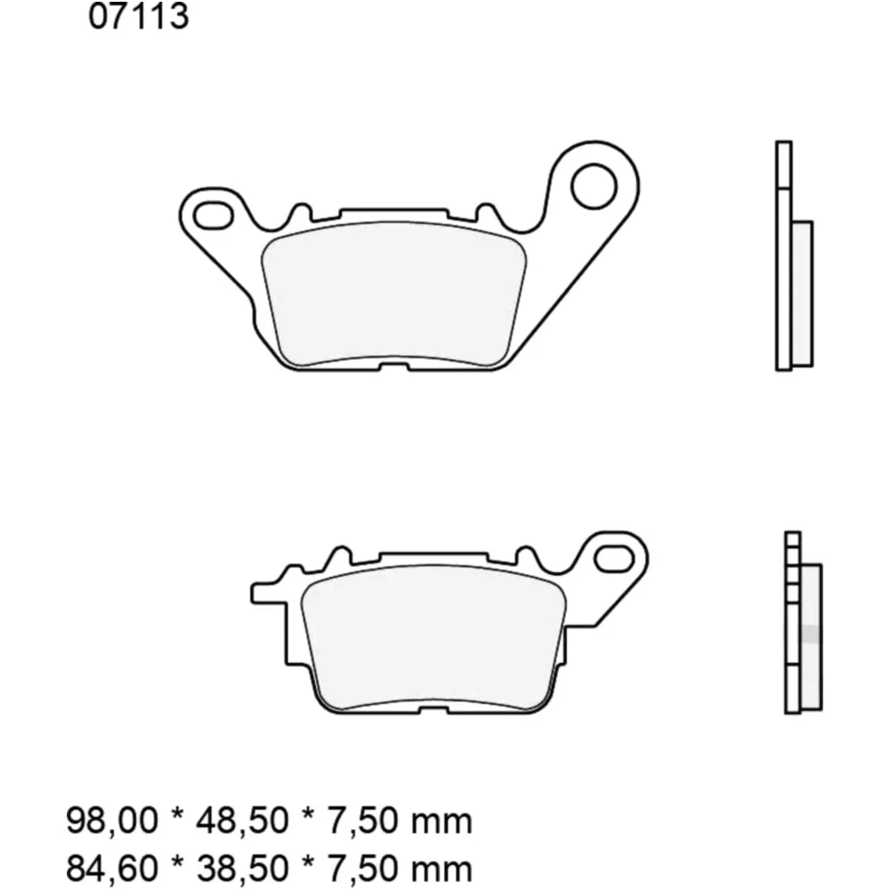 Bremsklotz CC Scooter Brembo Alternative: 7370216 passend für:
