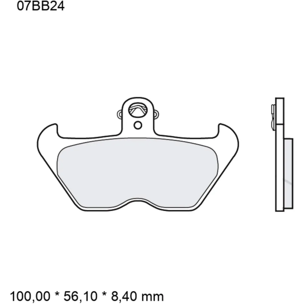 Bremsklotz Sinter LA Brembo Alternative: 7320955 passend für: B