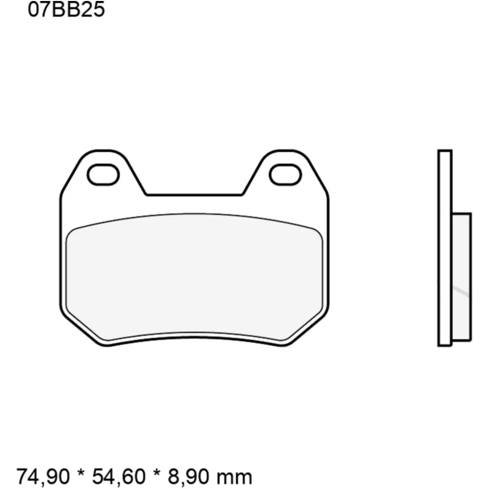 Bremsklotz Carbon Keramik Brembo Alternative: 7324064 passend f