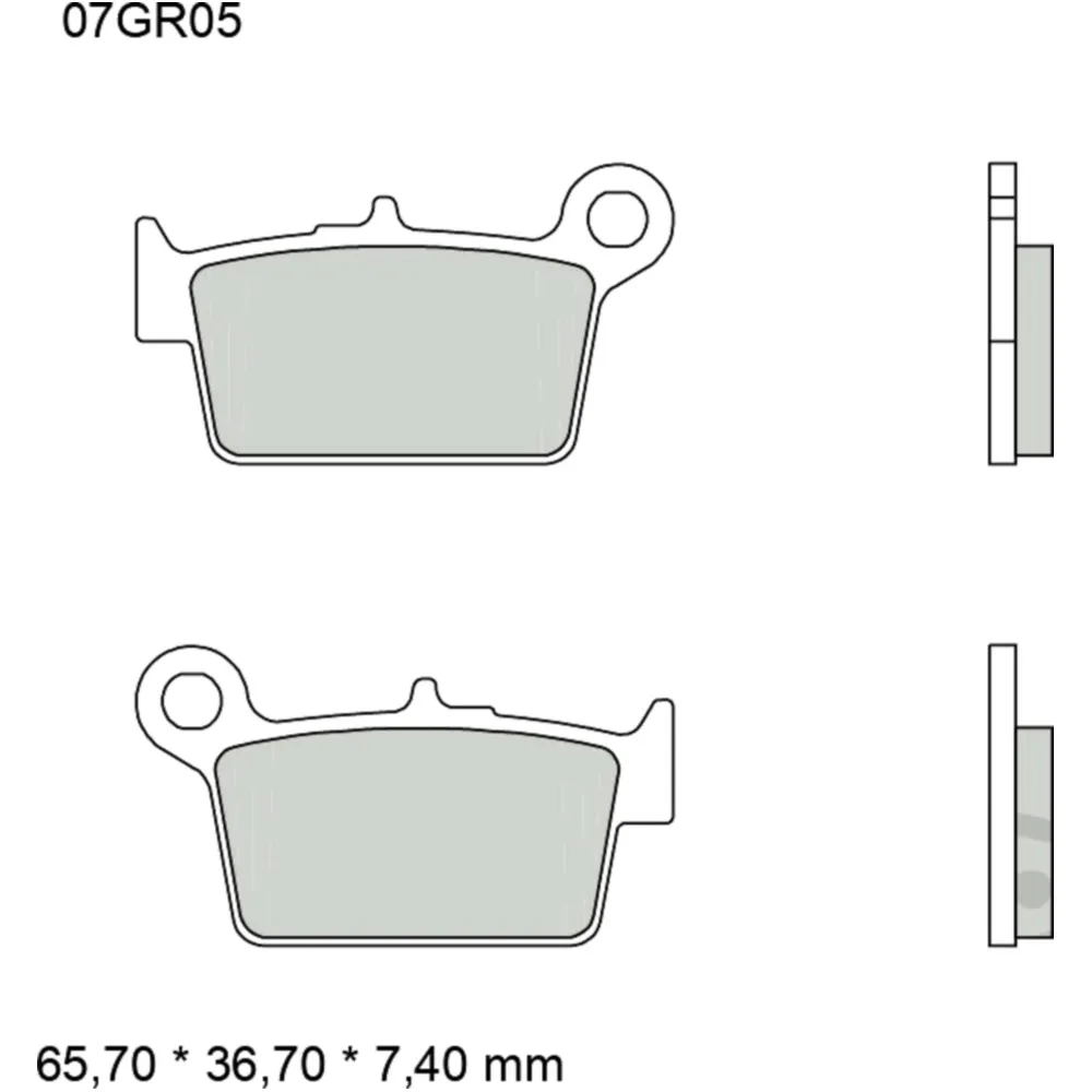 Bremsklotz Carbon Keramik CC Brembo Alternative: 7370109 passen