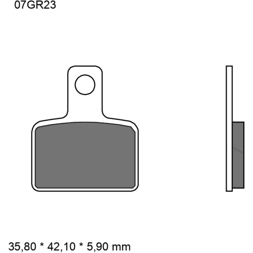Bremsklotz Carbon Keramik CC Brembo Alternative: 7320061 passen