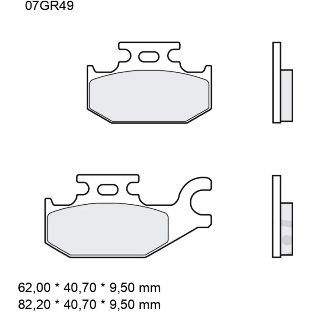 Bremsklotz Sinter SD Brembo Alternative: 7325608 passend für: C