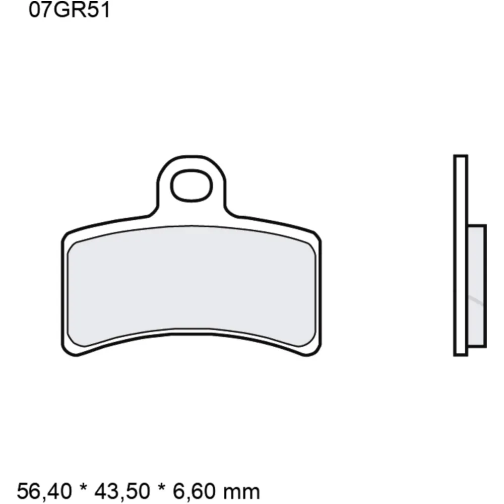 Bremsklotz Carbon Keramik Brembo Alternative: 7323397 passend f