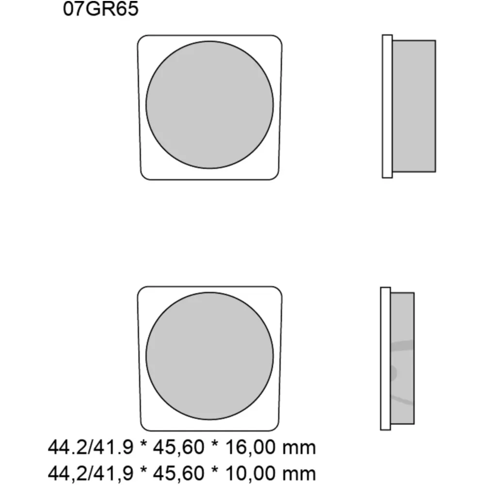 Bremsklotz Carbon Keramik Brembo Alternative: 7326465 passend f
