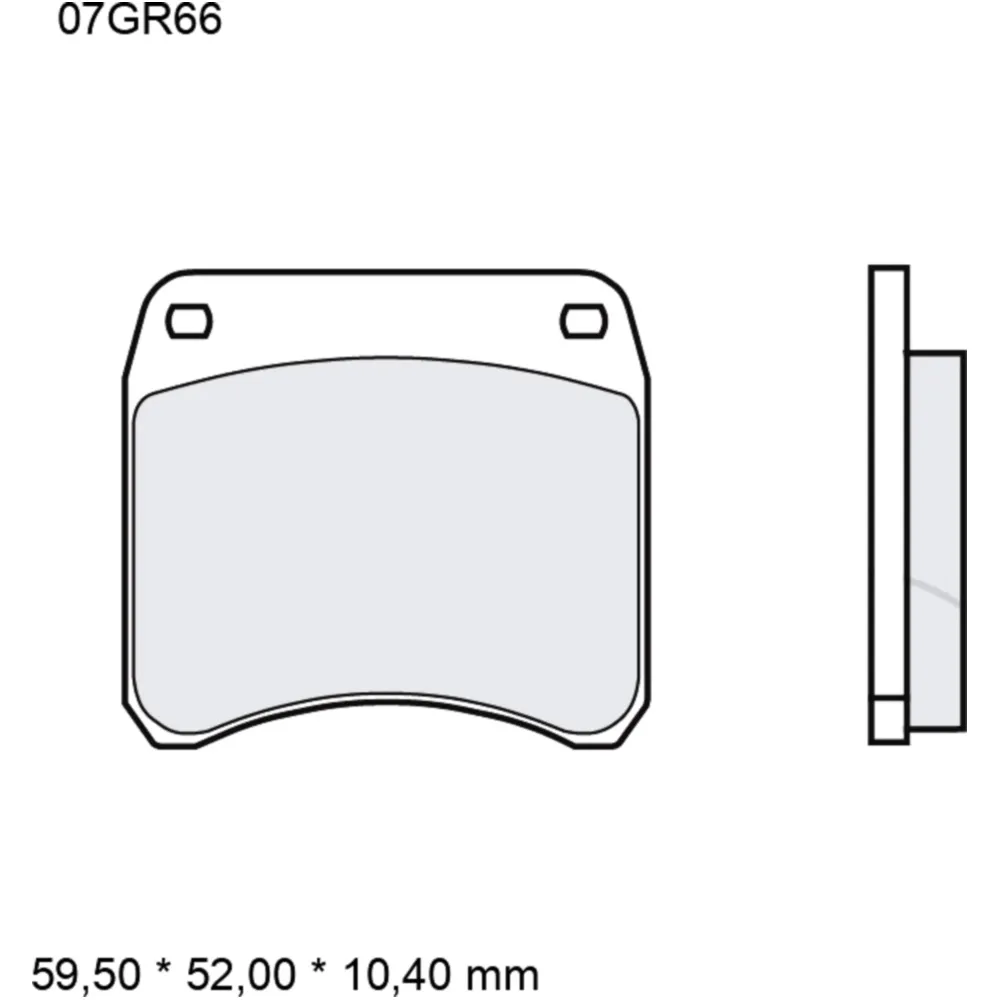 Bremsklotz Carbon Keramik Brembo Alternative: 7328388 passend f
