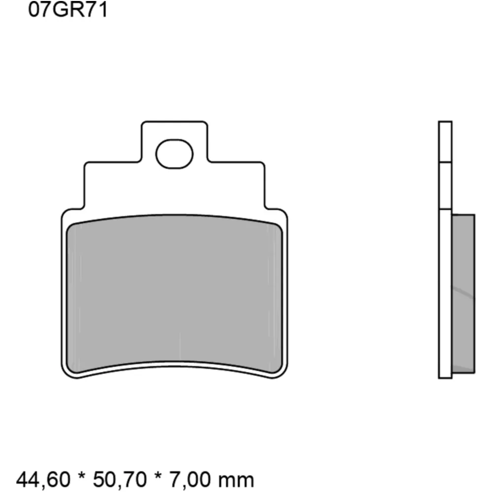 Bremsklotz Sinter SD Brembo Alternative: 7370154 passend für: K