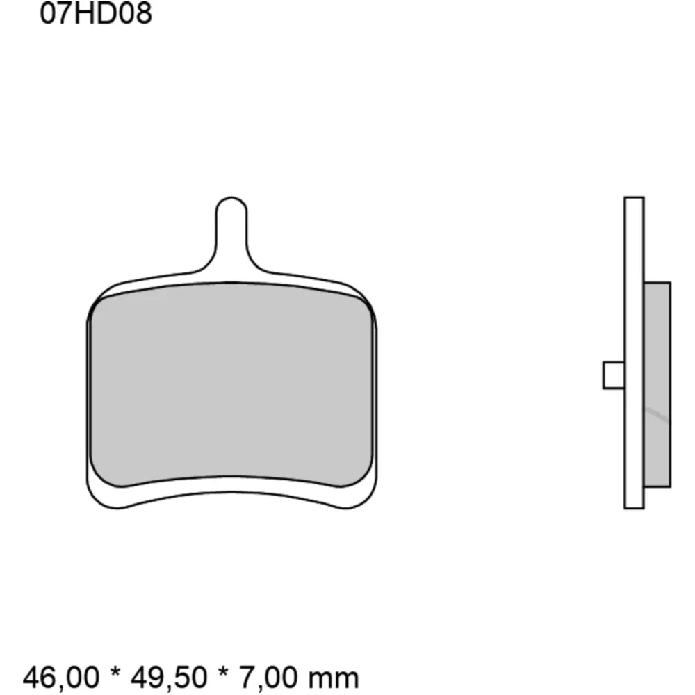 Bremsklotz Sinter hinten SP Brembo Alternative: 7323173 passend