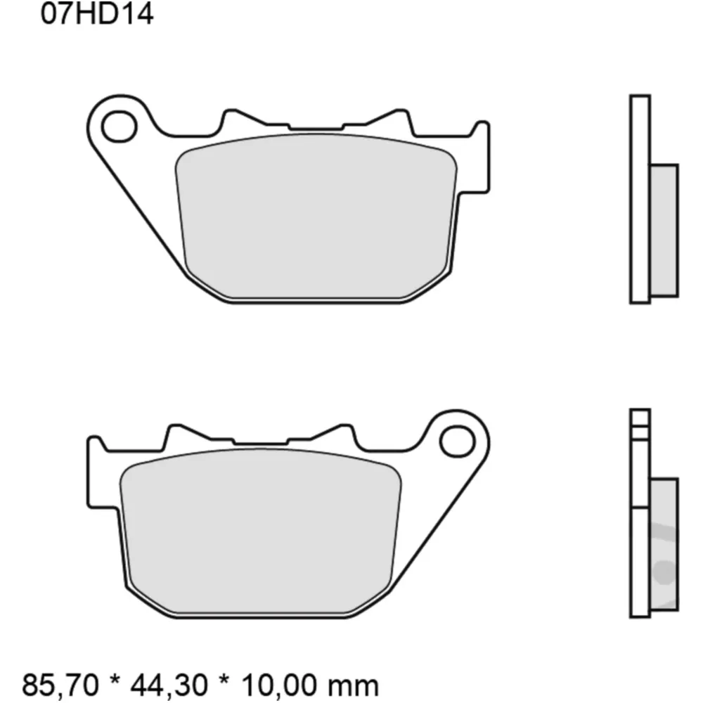 Bremsbeläge Sinter für SP Modelle_0